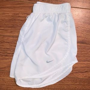 Nike Dri-Fit White Shorts - Adult S